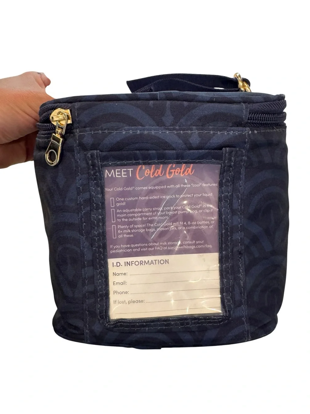 Sarah Wells Cold Gold Breastmilk Cooler